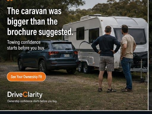 Australian caravan owners checking towing suitability before choosing a vehicle